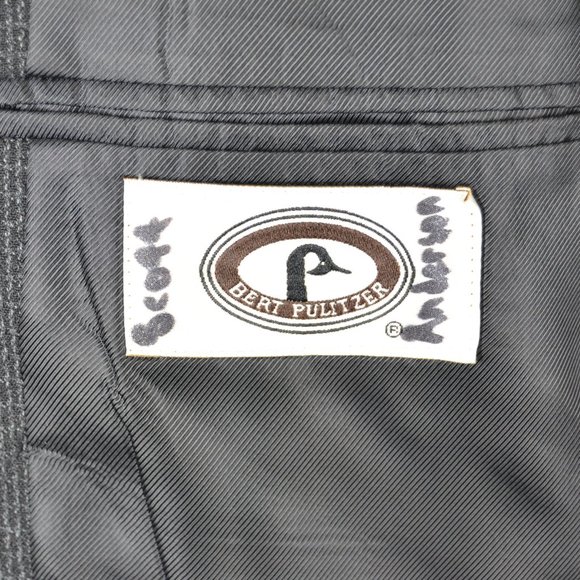 Bert Pulitzer 40R Sport Coat Blazer Suit Jacket Gr - Picture 8 of 8